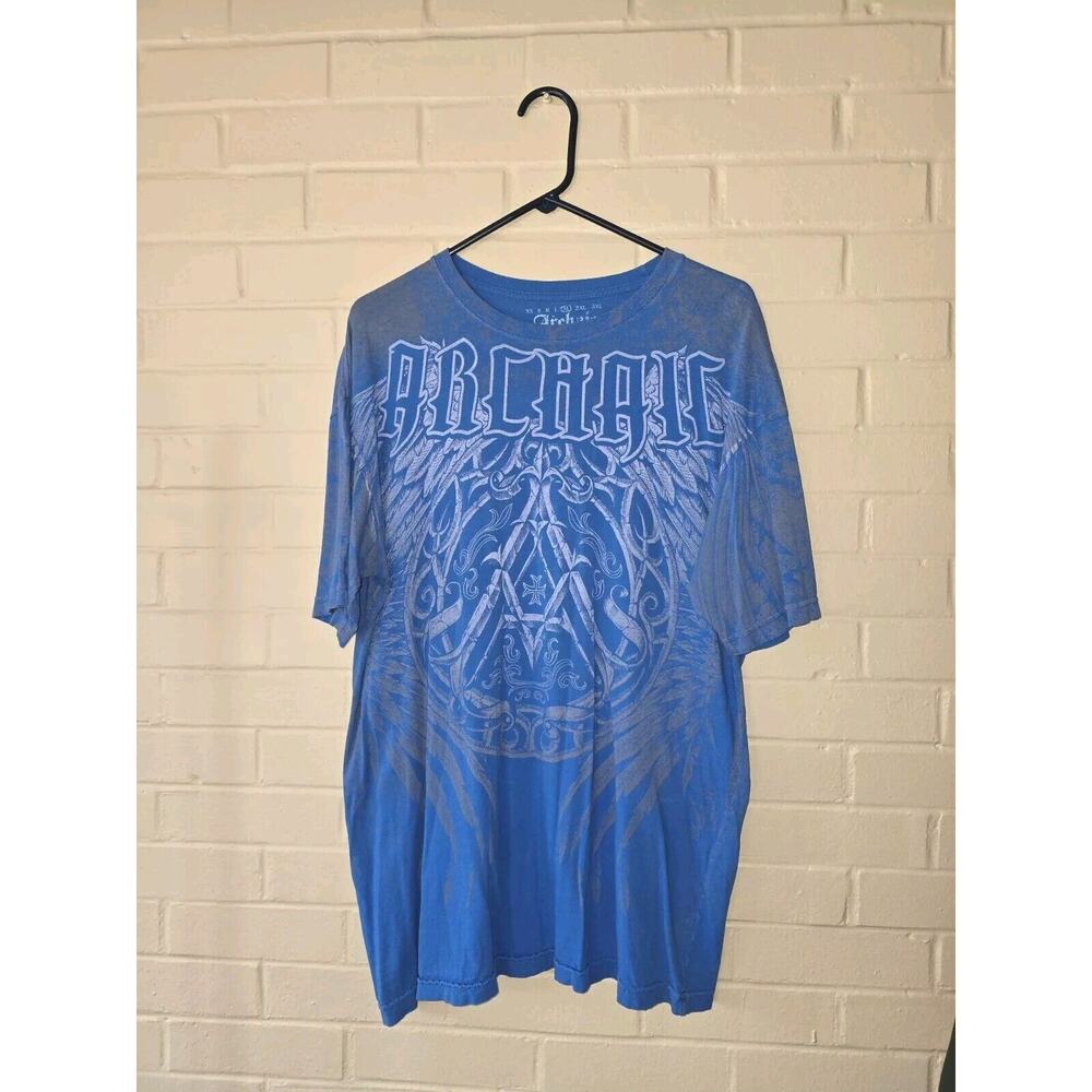 Archaic by Affliction Men's T-Shirt Size XL Biker grunge Urban Y2K